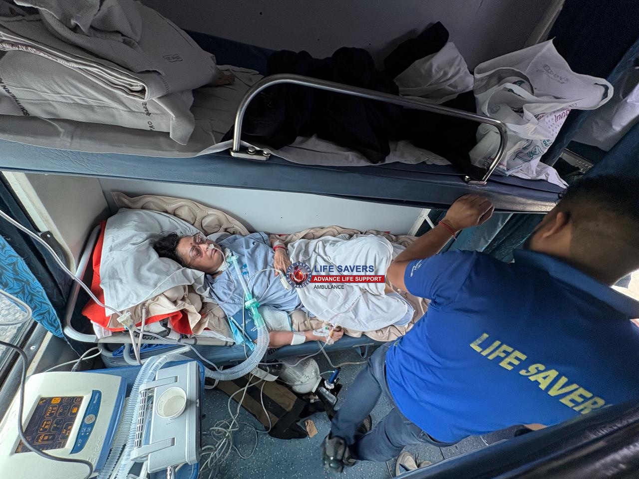 Lung Transplant Patient Transfer by Train Ambulance