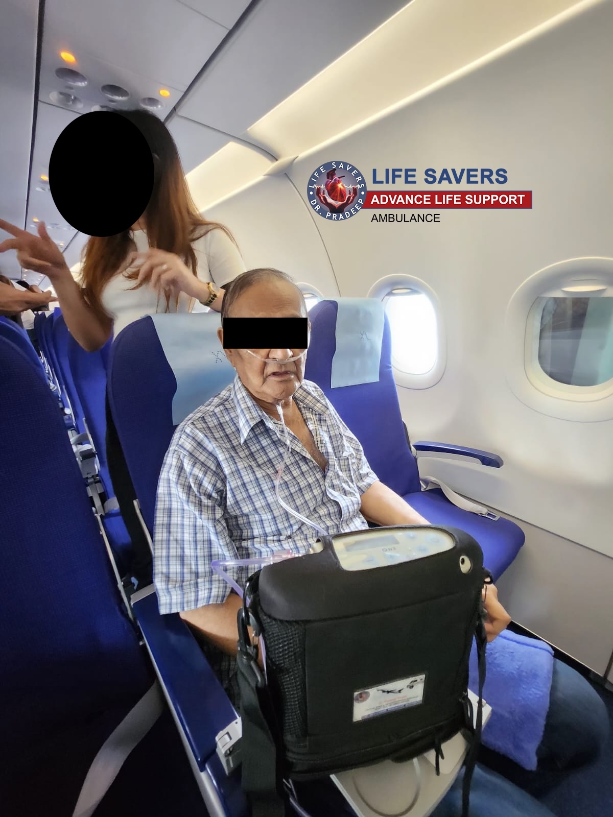 Patient Shifted From Delhi to Dibrugarh in Lifesavers Commercial Flight