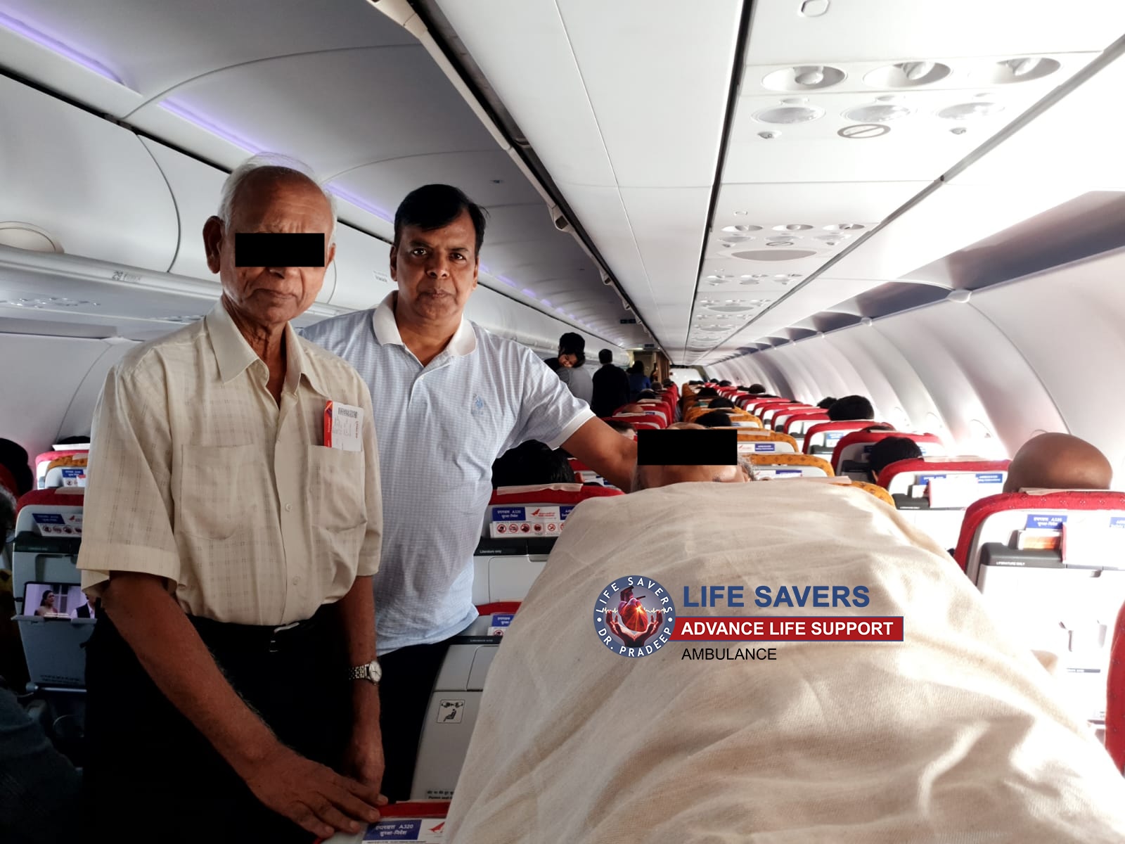 Old Lady Shifted From Mumbai To Bangalore in Lifesavers Commercial Flight