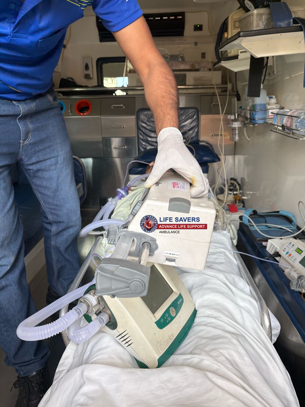 Critical Transport From Park Hospital to Sir Ganga Ram Hospital