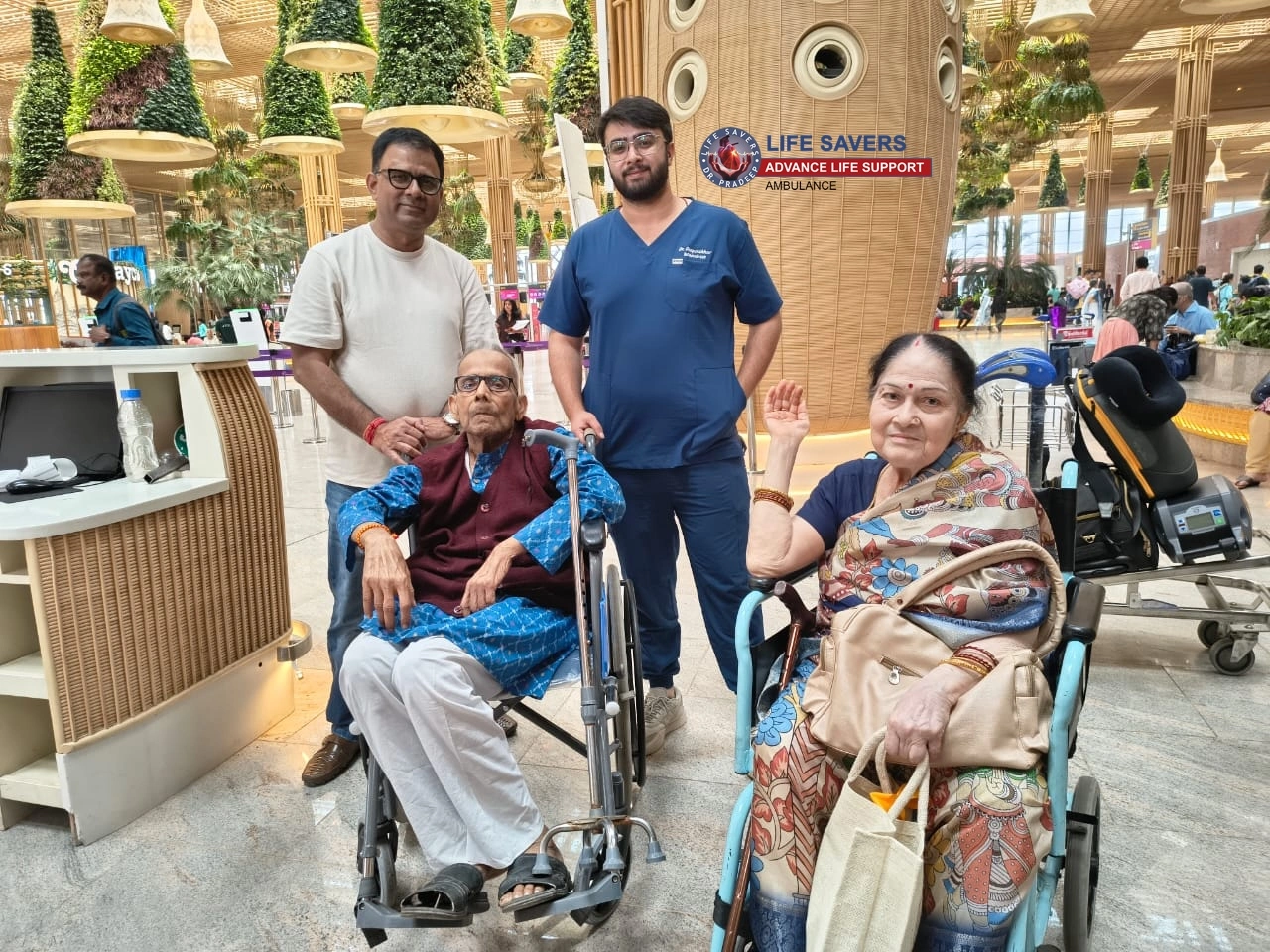 Seamless Patient Transfer from Bengaluru to Patna: An 88-Year-Old Wheelchair Case Successfully Assisted