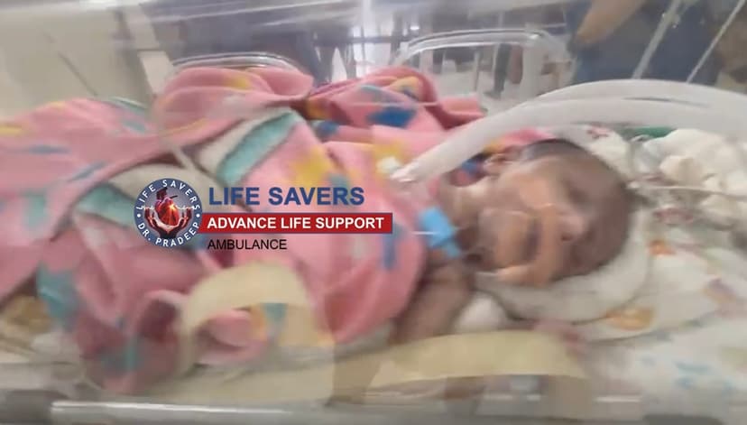 Neonatal Ambulance From RML to BLK Hospital