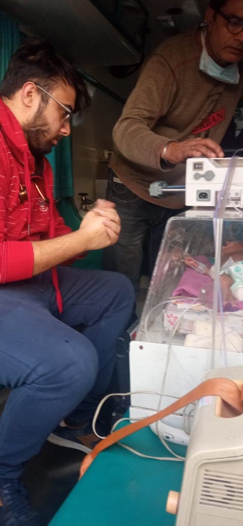 Paediatric Transport From Venkateshwar Hospital in Dwarka to Amrita Hospital in Faridabad