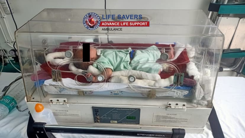 Baby With AORTIC STENOSIS Shifted to Sir Ganga Ram Hospital