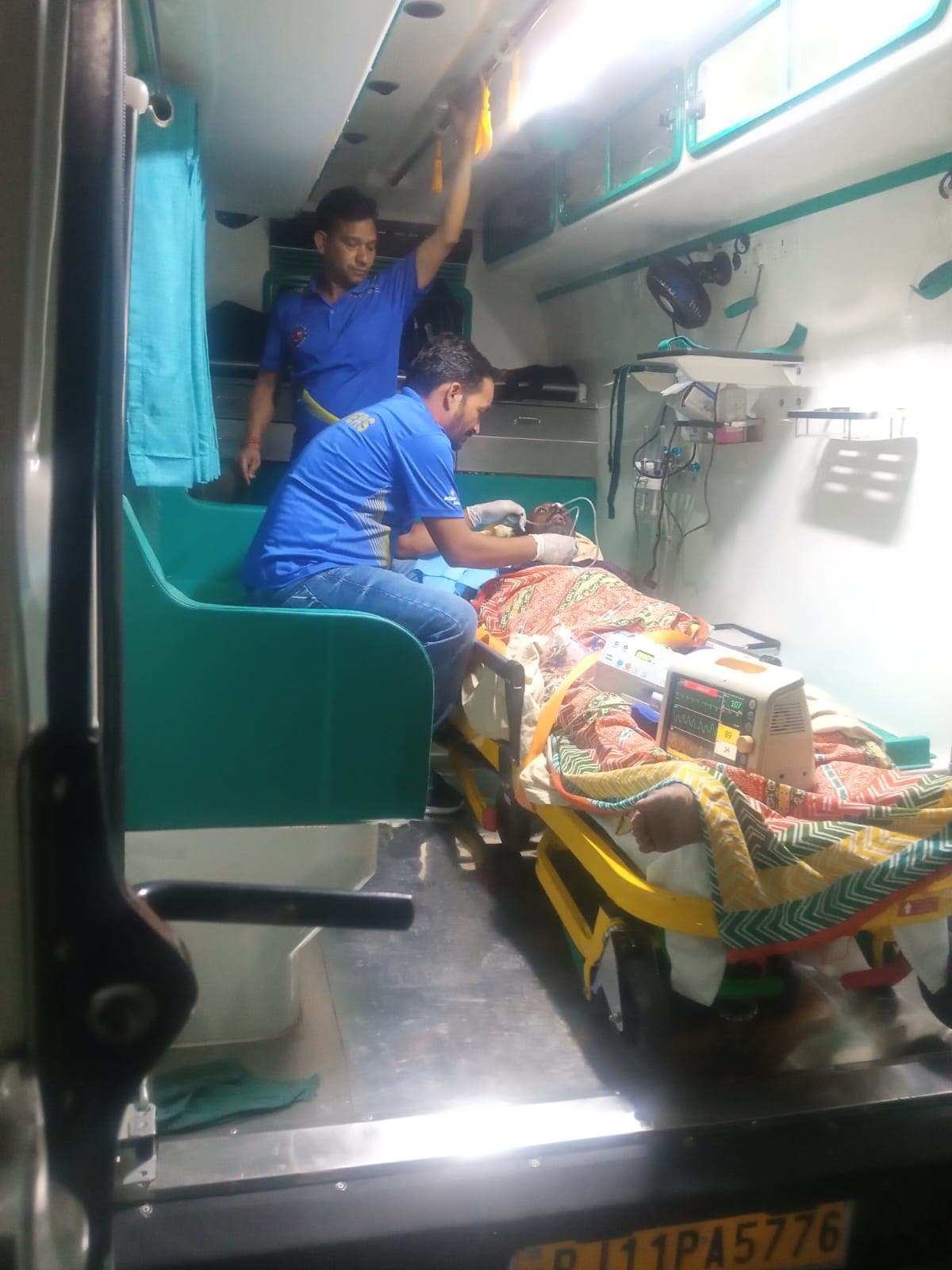 Patient With Tracheostomy Transported From BLK-Max Super Speciality Hospital Delhi To BHU Varanasi