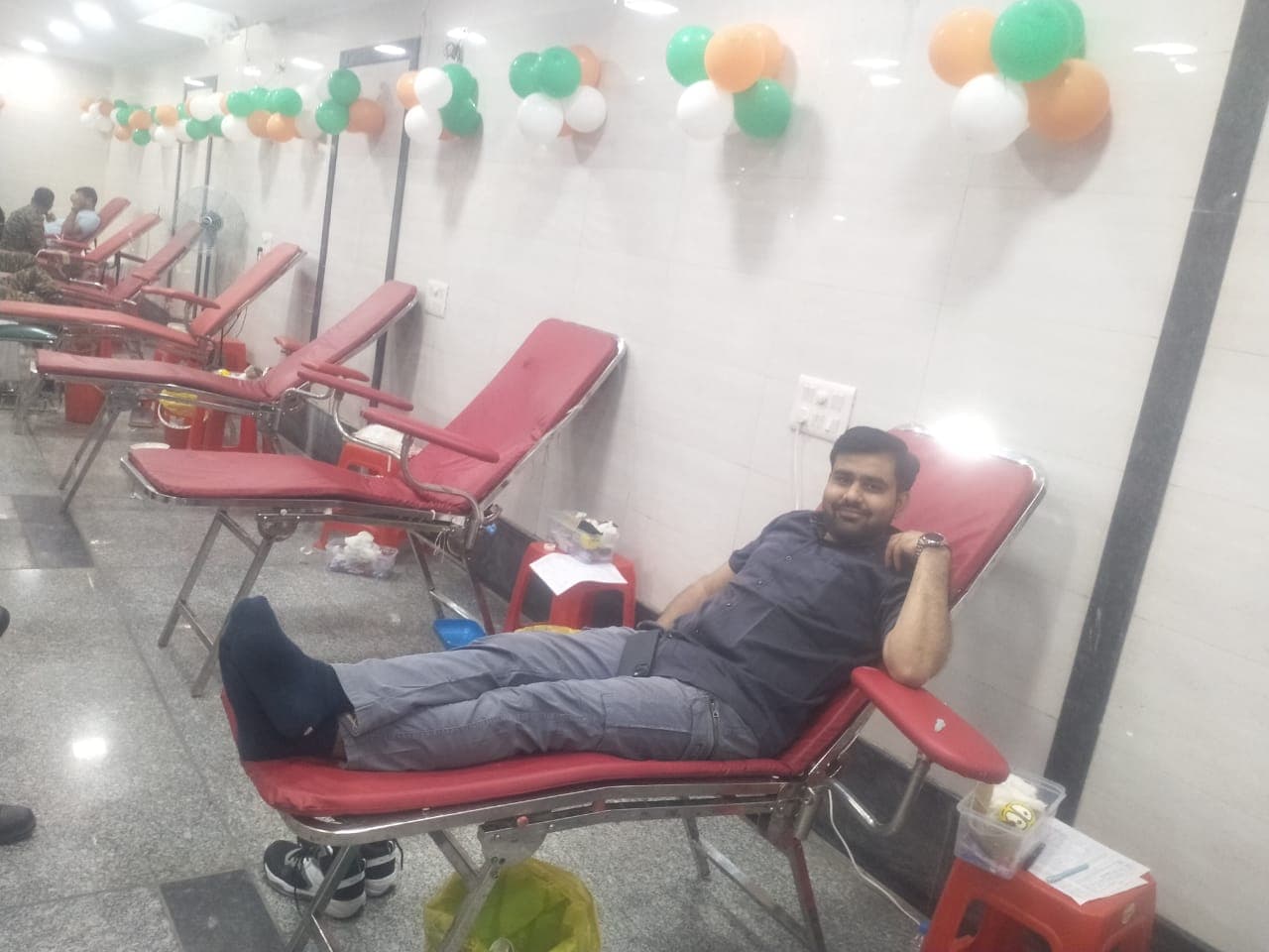 Lifesavers Ambulance Backup At Blood Donation Camp