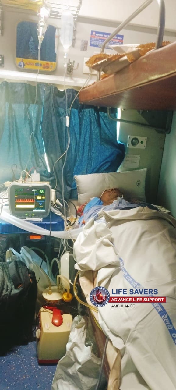 A Journey of Hope: Train Ambulance from Ahmedabad to Chennai