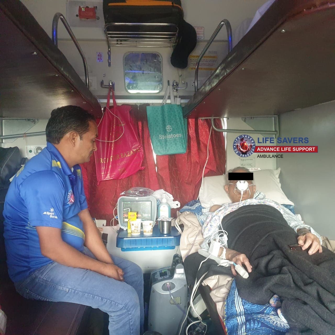 Best Rail Ambulance From Delhi to Hyderabad for a Lung Transplant