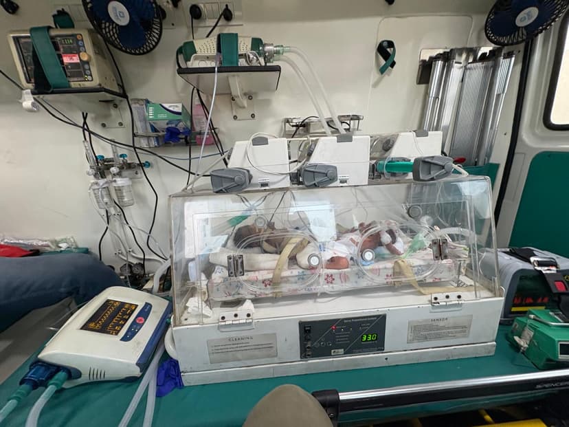 NICU Ambulance From DEV JYOTI HOSPITAL, REWARI To Mission Hospital, Bahadurgarh