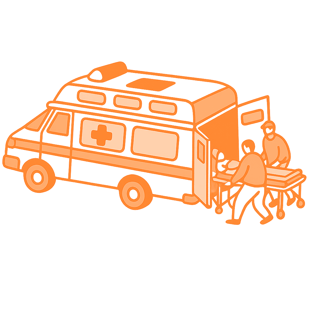 Road Ambulance Icon