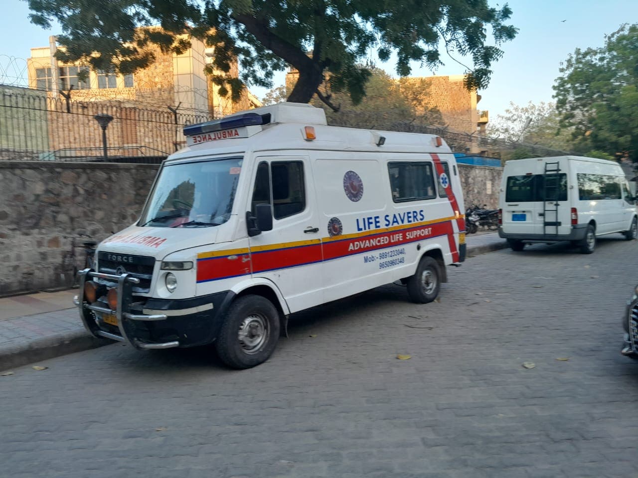 Lifesavers BLS AMBULANCE Back-Up At BRITISH EMBASSY SCHOOL