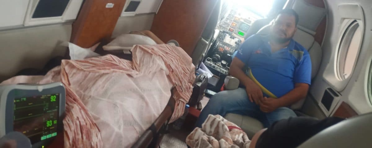 Lifesavers Chartered Flight From Jammu To Delhi