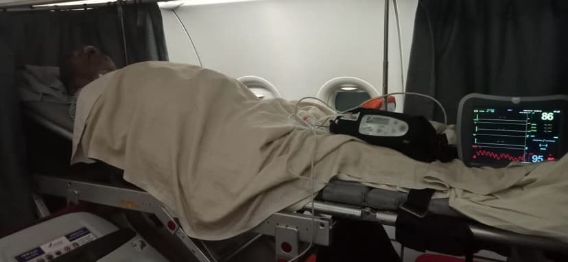 Commercial Flight Transportation By Life Savers