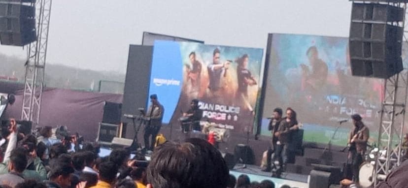 Lifesavers ICU Ambulance Back-Up at the Premiere of Indian Police Force at Galgotias University, Noida